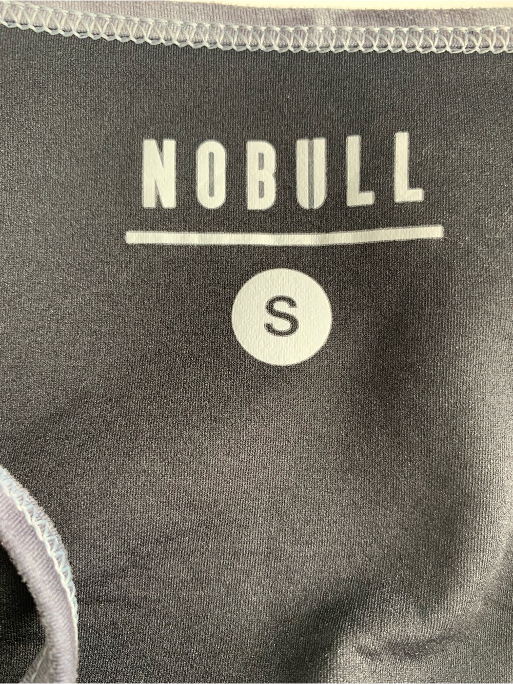 NOBULL Gray Tie-Dye High-Neck Sports Bra - Picture 6 of 7